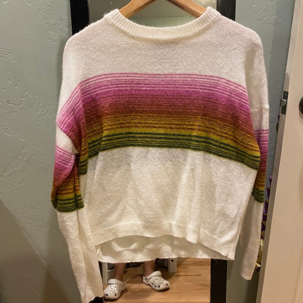 Urban Outfitters Rainbow Stripe Top